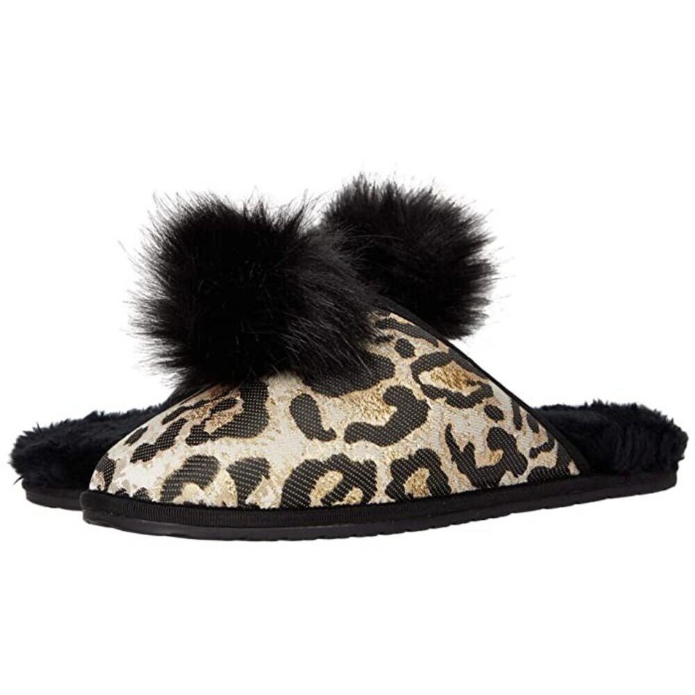 Faryl by Farylrobin Clarissa Slippers Womens US 6 Beige Leopard Slip-On JOBB1378